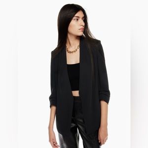 Aritzia Babaton Power Hip blazer (size 0, black)